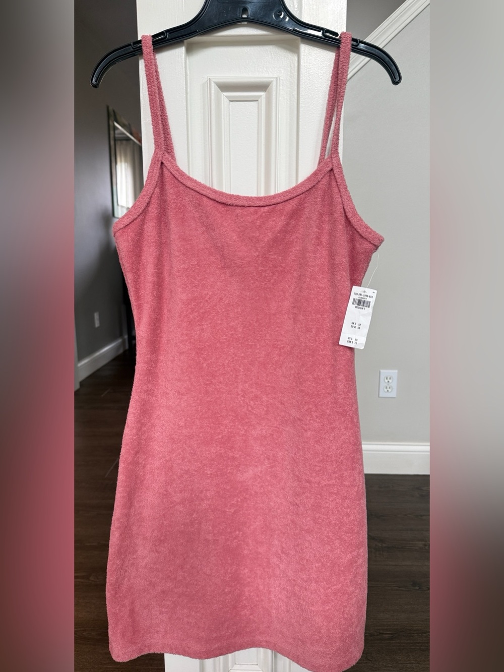 Abercrombie & Fitch NWT Women’s Dusty Rose Pink Terry Knit Mini Dress M Tall